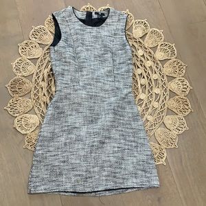 White/ gray dress. Perfect for office work or any casual occasion